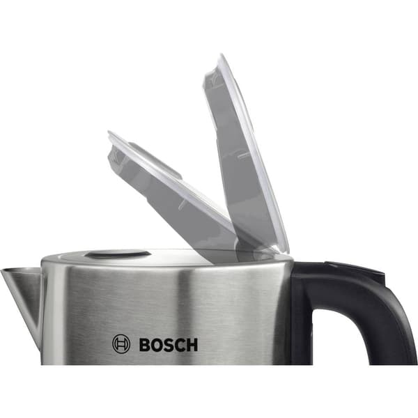 Bosch Haushalt TWK7S05 Vattenkokare Rostfritt stål, Svart Kapacitet: 1.7 l