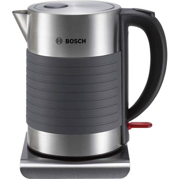 Bosch Haushalt TWK7S05 Vattenkokare Rostfritt stål, Svart Kapacitet: 1.7 l