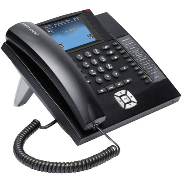 Auerswald COMfortel 1400 Växeltelefon ISDN Handsfree Touch-färgskärm Svart