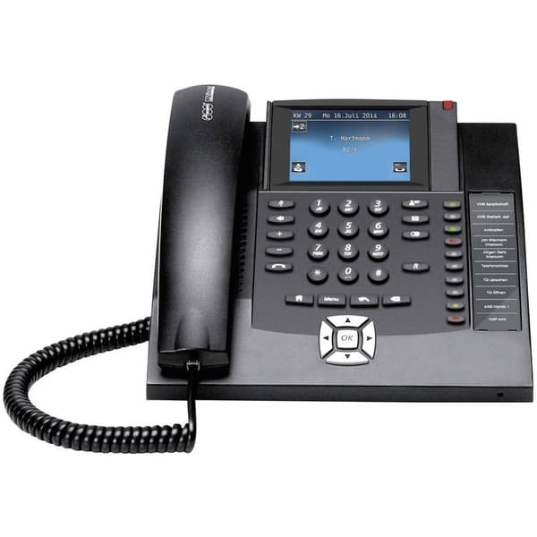 Auerswald COMfortel 1400 Växeltelefon ISDN Handsfree Touch-färgskärm Svart Svart