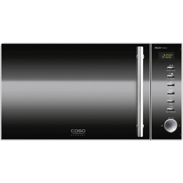 CASO MG20 menu Mikrovågsugn Svart 800 W Grillfunktion