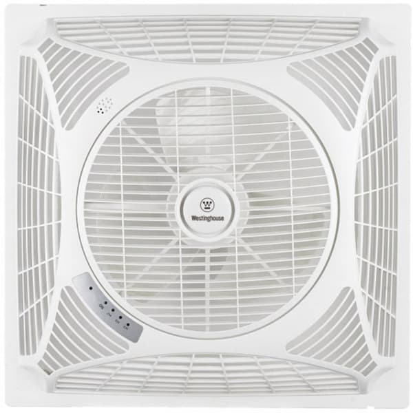 Westinghouse Windsquare Takfläkt 46 W, 50 W, 52 W (L x B x H) 60 x 60 x 21 cm Vit med fjärrkontroll, LED-indikatorn, Ti