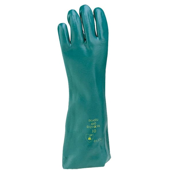 Ekastu 381 640 Polyvinylklorid Kemikaliehandskar Storlek (handskar): 10, XL EN 374-1:2017-03/Typ A, EN 374-5:2017-03, E