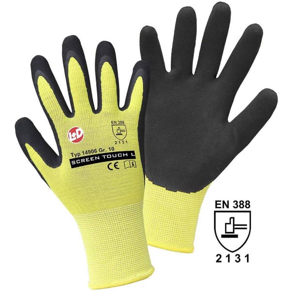 Leipold Doehle SCREEN TOUCH L 14906-8 Nylon Arbetshandske Storlek (handskar): 8, M EN 388 CAT II 1 st