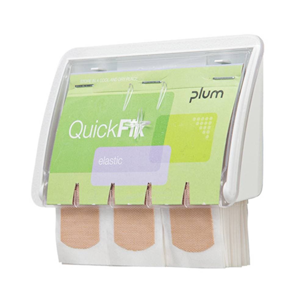 Plåster-dispenser (B x H) 130 mm x 85 mm inkl. väggfäste PLUM QuickFix 5531