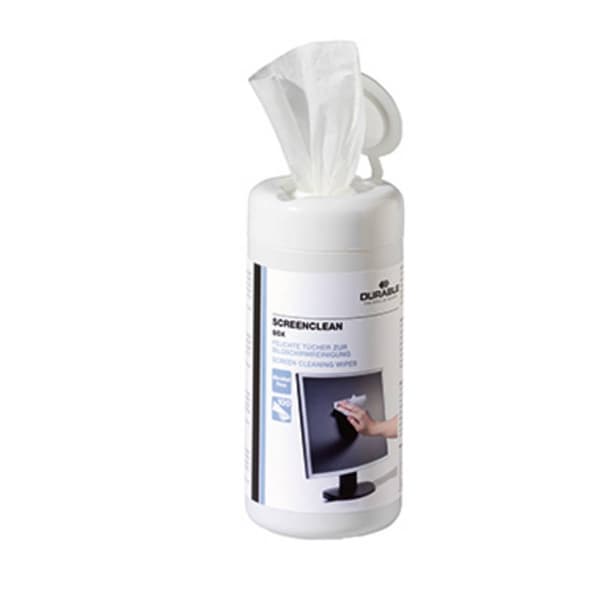 Durable 573602 Bildskärmsrengöringsdukar 100 st