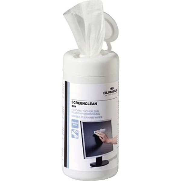 Durable 573602 Bildskärmsrengöringsdukar 100 st
