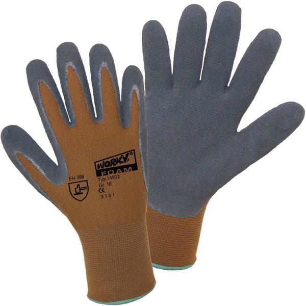 Leipold Doehle Nylon Latex FOAM 14902-9 Nylon Arbetshandske Storlek (handskar): 9, L EN 388 CAT II 1 par