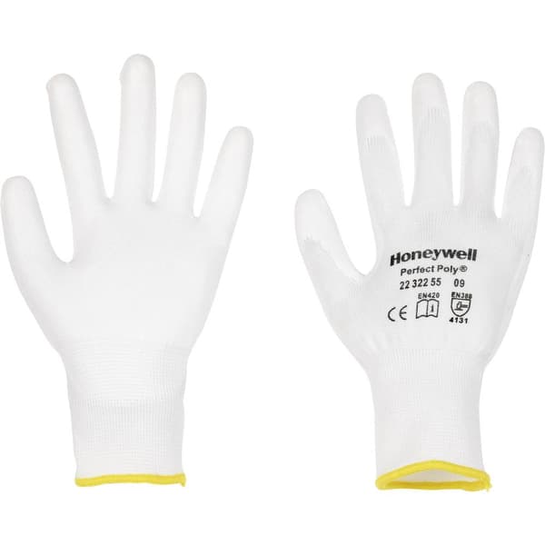 Honeywell GANTS BLANCS PERFECTPOLY 2232255-10 Polyamid Arbetshandske Storlek (handskar): 10, XL EN 388 CAT I 2 st