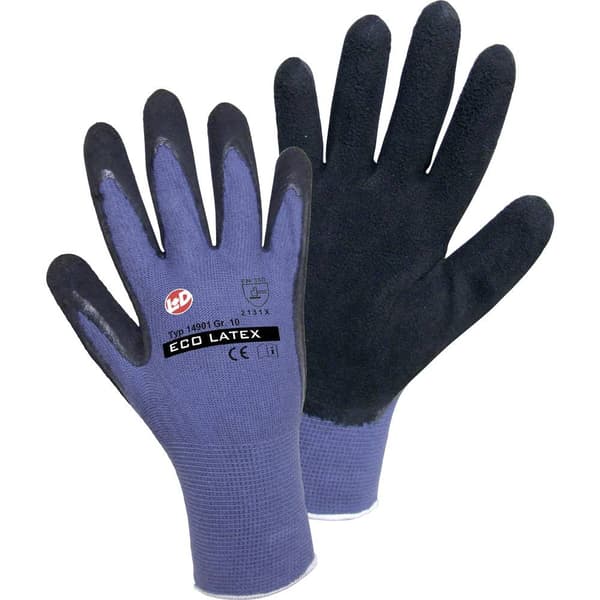 Leipold Doehle ECO LATEX FOAM 14901-7 Viskos Arbetshandske Storlek (handskar): 7, S EN 388 CAT II 1 par