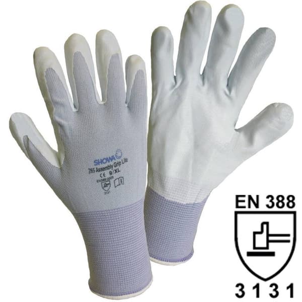 Showa 265 Assembly 1164-6 Nylon Arbetshandske Storlek (handskar): 6, S EN 388 CAT II 1 par