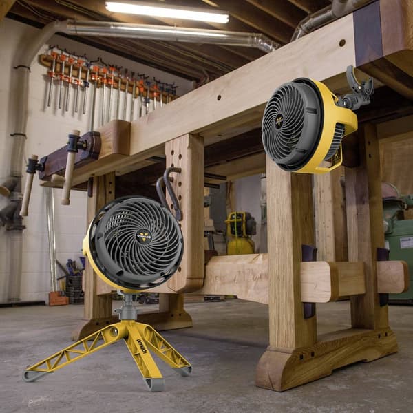 Vornado Heavy Duty EXO5 Stående fläkt 37.2 W Gul, Grå Svängbar