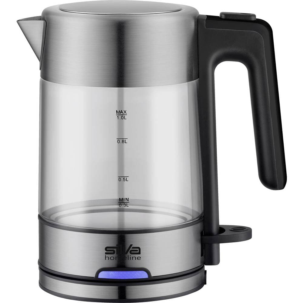 Silva Homeline KL-G 2002 Vattenkokare sladdlös Svart, Rostfritt stål (borstat)