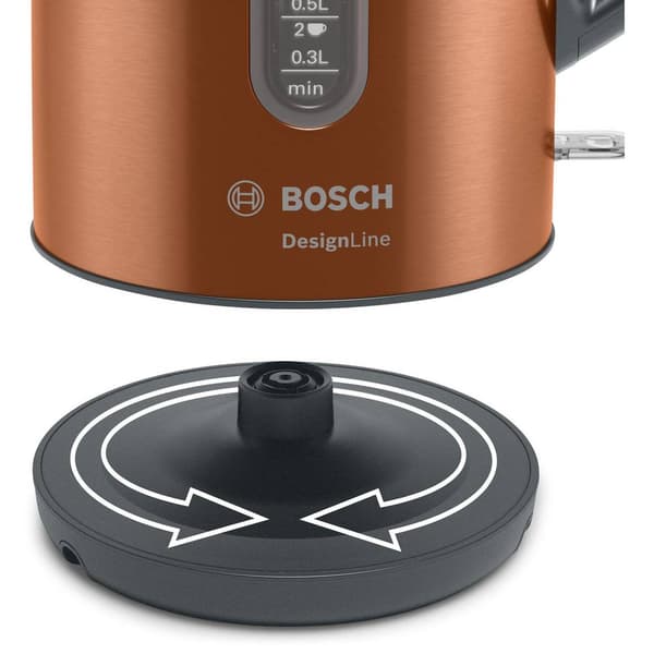 Bosch Haushalt TWK4P439 Vattenkokare Koppar Kapacitet: 1.7 l