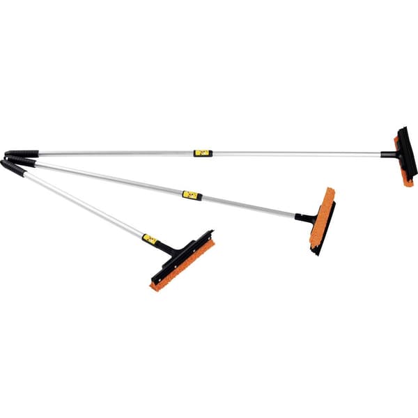 IWH C007190 Alu Teleskop Vaskebørste til vinduer m/teleskopskaft 1 stk (L x B) 125 cm x 20 cm