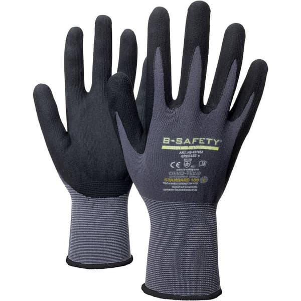B-SAFETY ClassicLine Nitril HS-101004-11 Nitril Arbetshandske Storlek (handskar): 11 EN 388 CAT II 1 st