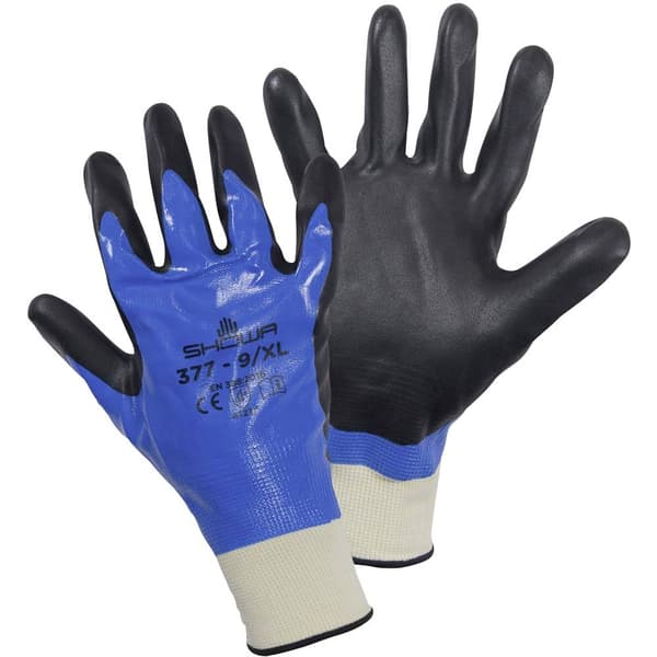 Showa 377 Gr.L 4703 Polyester, Nylon, Nitril Monteringshandskar Storlek (handskar): 8, L EN 388 CAT II 1 par
