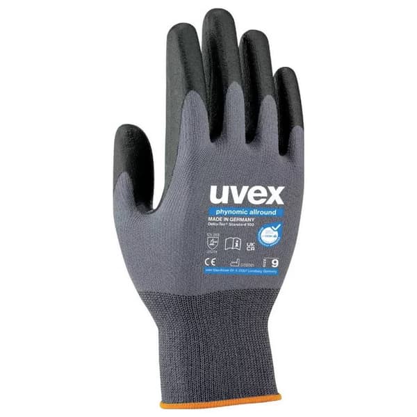 uvex phynomic allround 6004909 Nylon Arbetshandske Storlek (handskar): 9 EN 388 1 par