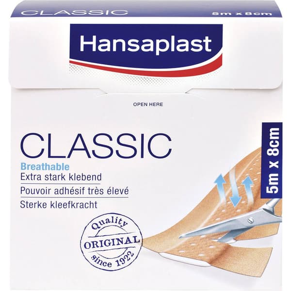 Hansaplast 1556521 Plåster 5 m x 8 cm 1 st