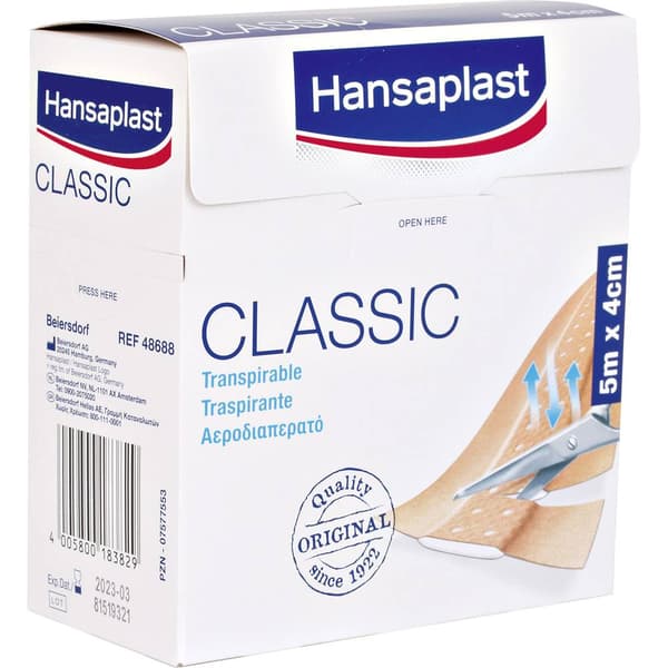 Hansaplast 1556520 Plåster 5 m x 4 cm 1 st