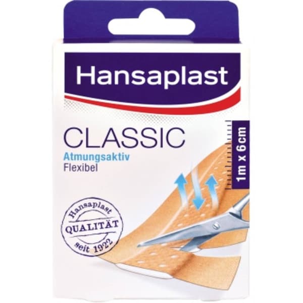 Hansaplast Plåster Classic Standard 1 m x 6 cm 1 m
