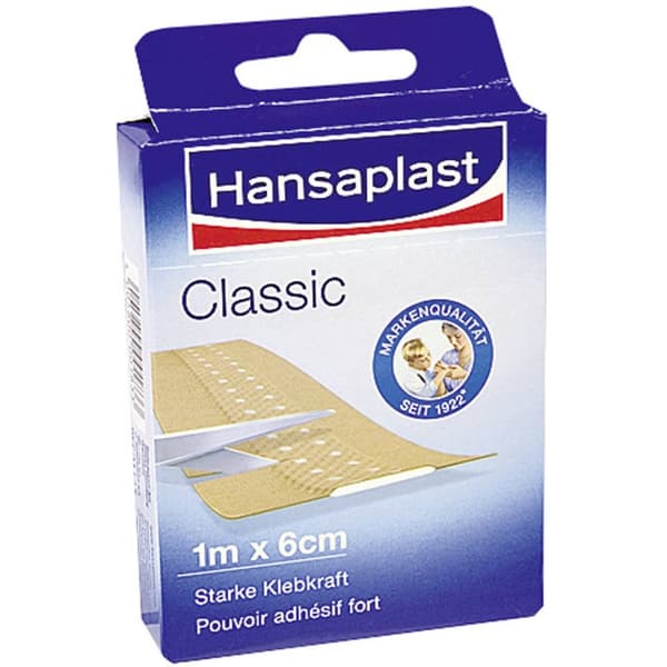 Hansaplast Plåster Classic Standard 1 m x 6 cm 1 m