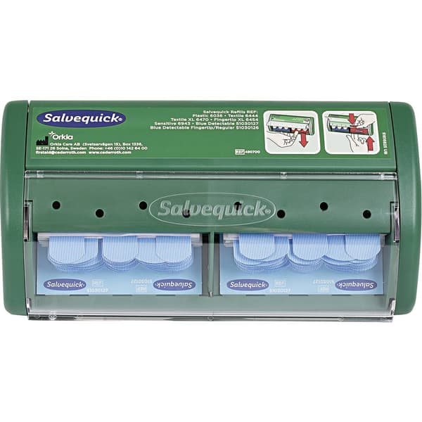Salvequick 1009072 Salvequick plåsterdispenser Blue Detectable