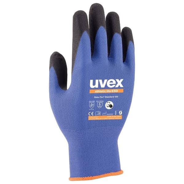 uvex athletic lite ESD 6003506 Monteringshandskar Storlek (handskar): 6 1 par