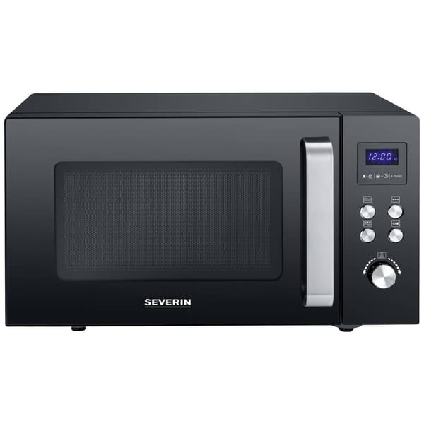 Severin MW 7763 Mikrovågsugn Svart, Rostfritt stål 900 W Grillfunktion