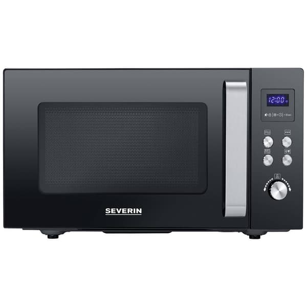 Severin MW 7763 Mikrovågsugn Svart, Rostfritt stål 900 W Grillfunktion