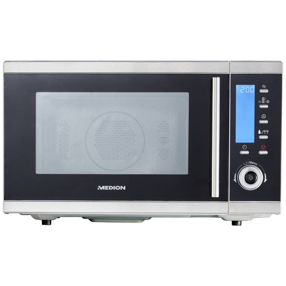 Medion MD 15501 Mikrovågsugn 900 W Timerfunktion, Non-stick-beläggning, Grillfunktion, med display