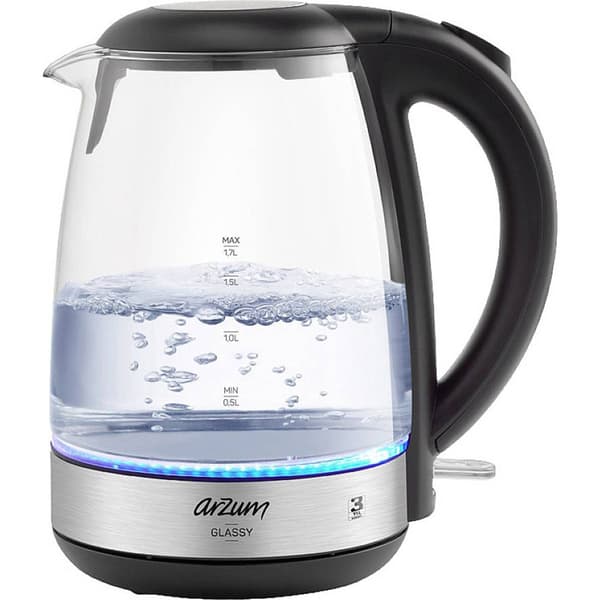 arzum AR3071 Vattenkokare Svart Kapacitet: 1.7 l
