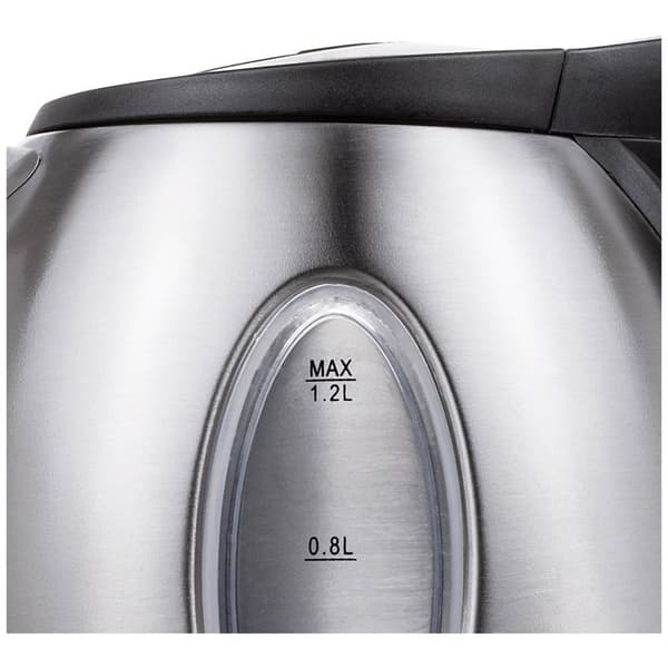 Tristar WK-1323 Vattenkokare Rostfritt stål, Svart Kapacitet: 1.2 l