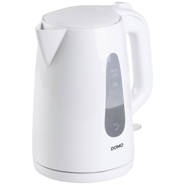 DOMO DO9255WK Vattenkokare Vit Kapacitet: 1.7 l