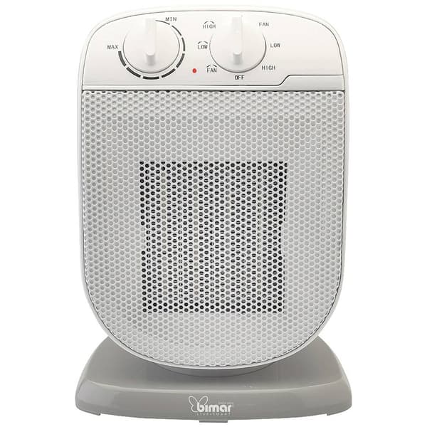 bimar HP118 Värmefläkt 18 m² Vit, Grå