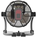 Miniatyrbild 3 av 5: TOOLCRAFT TAWB-200 Batteridriven fläkt 26 W (Ø x H) 275 mm x 350 mm Röd, Grå, Svart LED-indikatorn, Batteridrift möjlig