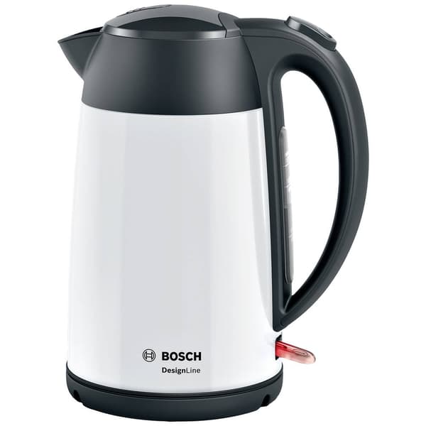 Bosch Haushalt TWK3P421 Vattenkokare Vit, Svart Kapacitet: 1.7 l