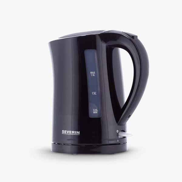 Severin 3498 Vattenkokare sladdlös Svart Kapacitet: 1.5 l