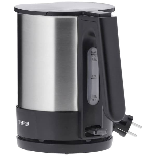 Severin 3409 Vattenkokare sladdlös Rostfritt stål (borstat) Kapacitet: 1.7 l