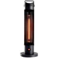 Miniatyrbild 3 av 4: SHX infraelement 800 W 3 m² Svart