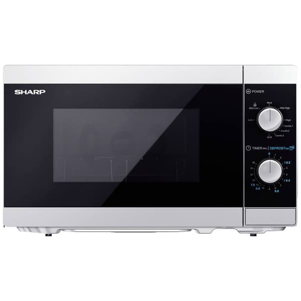 Sharp YC-MG01ES Mikrovågsugn Svart, Silver 800 W