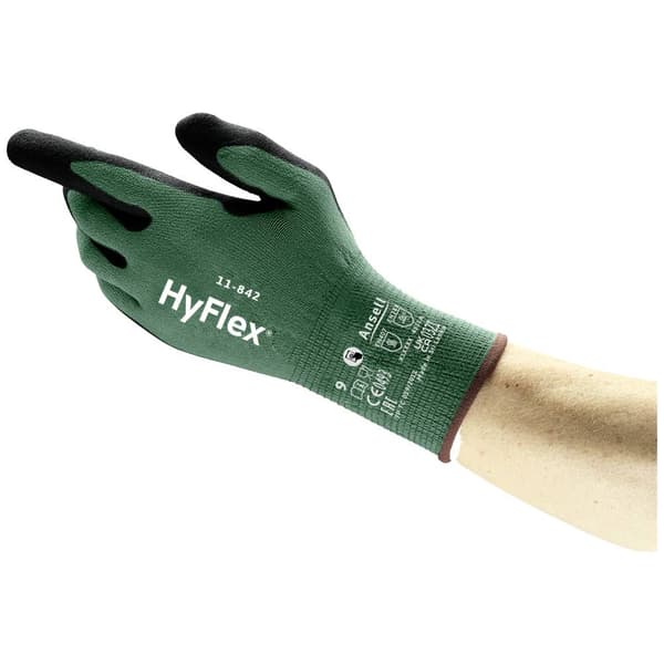 Ansell HyFlex® 11842070 Nylon, Spandex® Arbetshandske Storlek (handskar): 7 EN 388:2016, EN 21420:2020, EN 407 ISO 2142