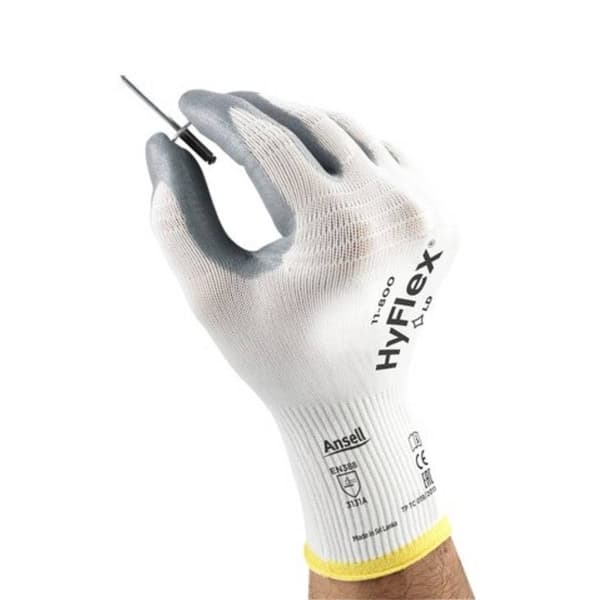 Ansell HyFlex® 11800100 Nylon Arbetshandske Storlek (handskar): 10 EN 388:2016+A1:2018, EN 407:2020 1 par
