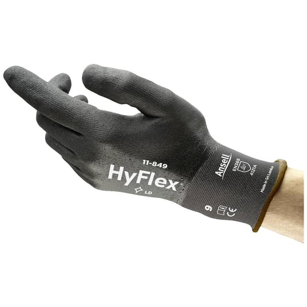Ansell HyFlex® 11849090 Spandex®, Nylon Arbetshandske Storlek (handskar): 9 EN 388:2016, EN 420-2003, EN 407, EN 21420: