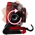 Miniatyrbild 3 av 4: Einhell GE-CF 18/2200 Li Power X-Change Batteridriven fläkt Röd Batteridrift möjlig , Väggmontering