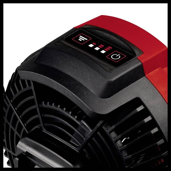 Einhell GE-CF 18/2200 Li Power X-Change Batteridriven fläkt Röd Batteridrift möjlig , Väggmontering