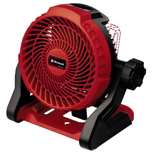 Einhell GE-CF 18/2200 Li Power X-Change Batteridriven fläkt Röd Batteridrift möjlig , Väggmontering