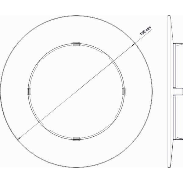 Hekatron Genius VE30 Brandvarnare-bländring-set Set á 30 stycken (Ø x H) 150 mm x 14.7 mm