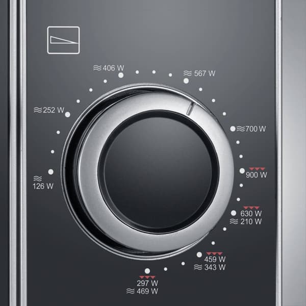 Severin MW 7771 Mikrovågsugn Svart/Silver 700 W Grillfunktion, Timerfunktion