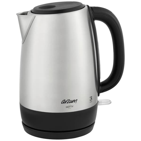arzum AR3074 Vattenkokare sladdlös, Överhettningsskydd Inox Kapacitet: 1.7 l